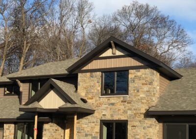 New Roofing and siding project completed