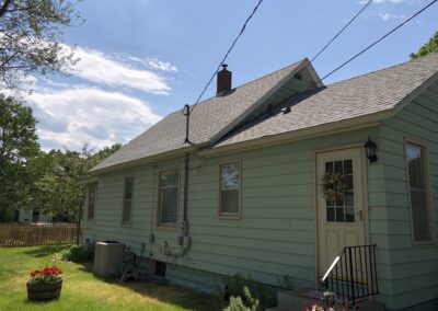 roof replacement after photo