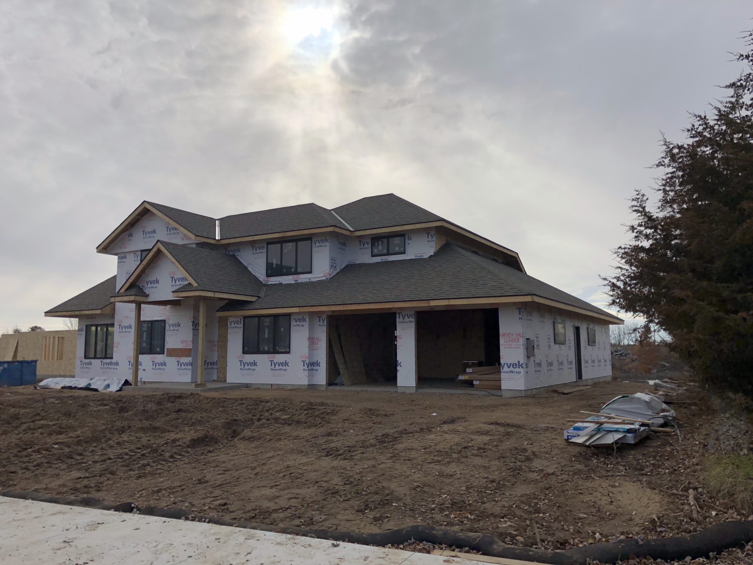 Roof Installed on Newly Constructed home