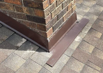repaired chimney wrap
